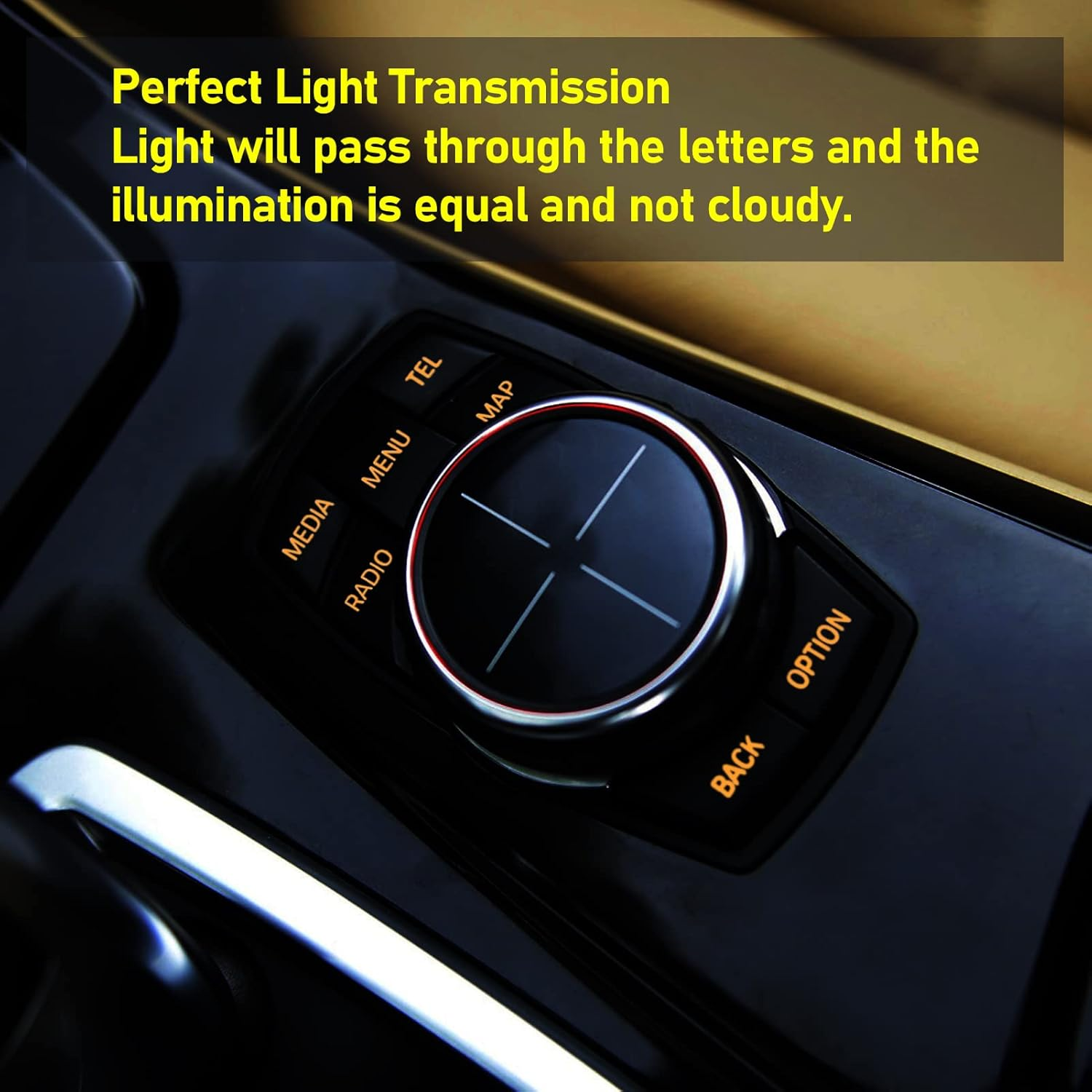 Jaronx Jaroxn Compatible with BMW Idrive Replacement Button Multimedia Idrive Control Button for 1' F20/2' F22/3' F30 F31/4' F32 F33/5' F10/7' F01/I3 I01/X1 F48/X3 F25/X4 F26 Series Button Game