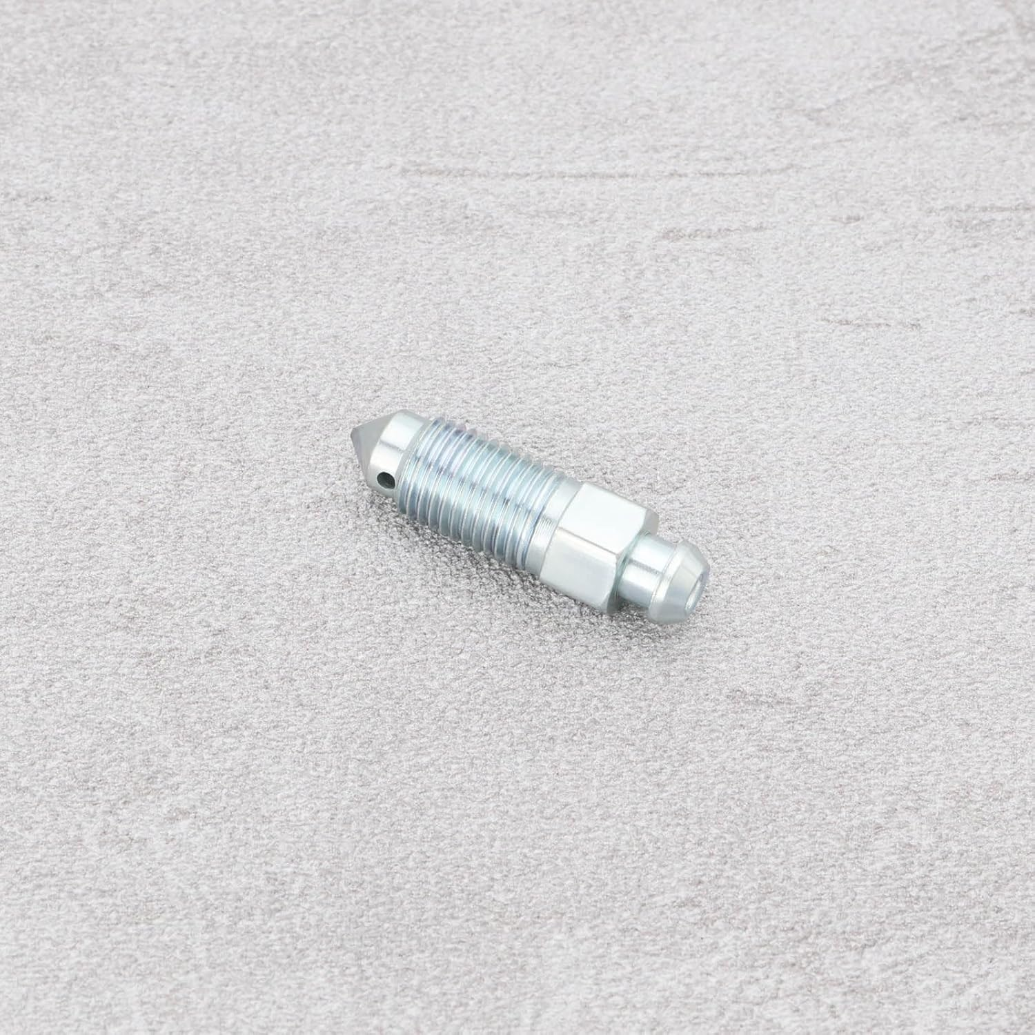 OTOTEC 4Pcs Q235 Steel Brake Caliper Bleed Screw 3/8-24 Brake Caliper Bleed Screw Nipple Compatible with Harley-Davidson 502660 Silver image number 5