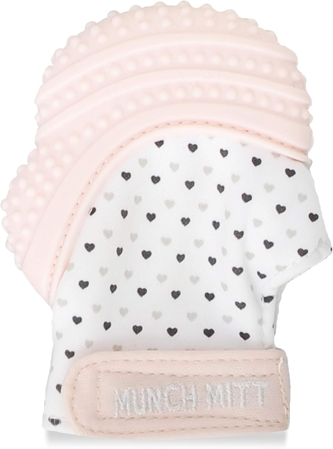 Munch Mitt Sensory Teething Mitten, Pink image number 4