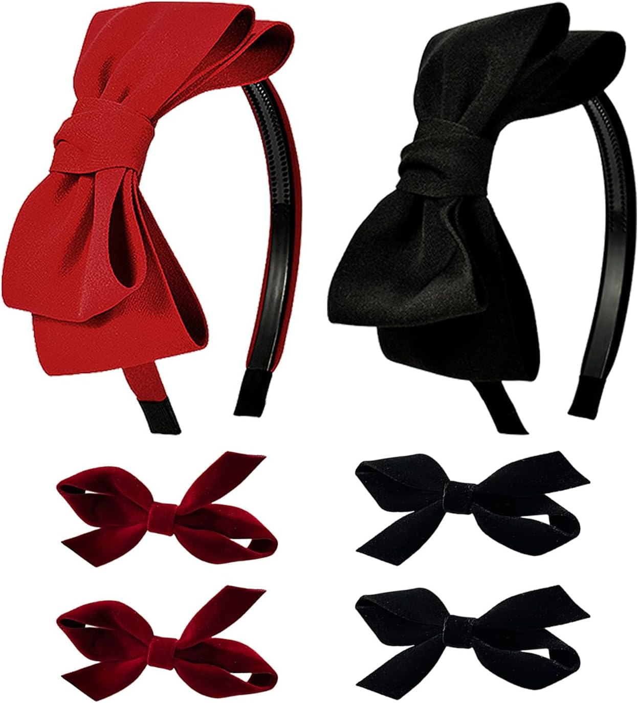 Pack of 2 Bugstadbands, 2 X Hair Pins, Multi-Purpose Headbands, Simple and Fashionable Hair Accessories for Women, Comfortable and Elee Headwear.