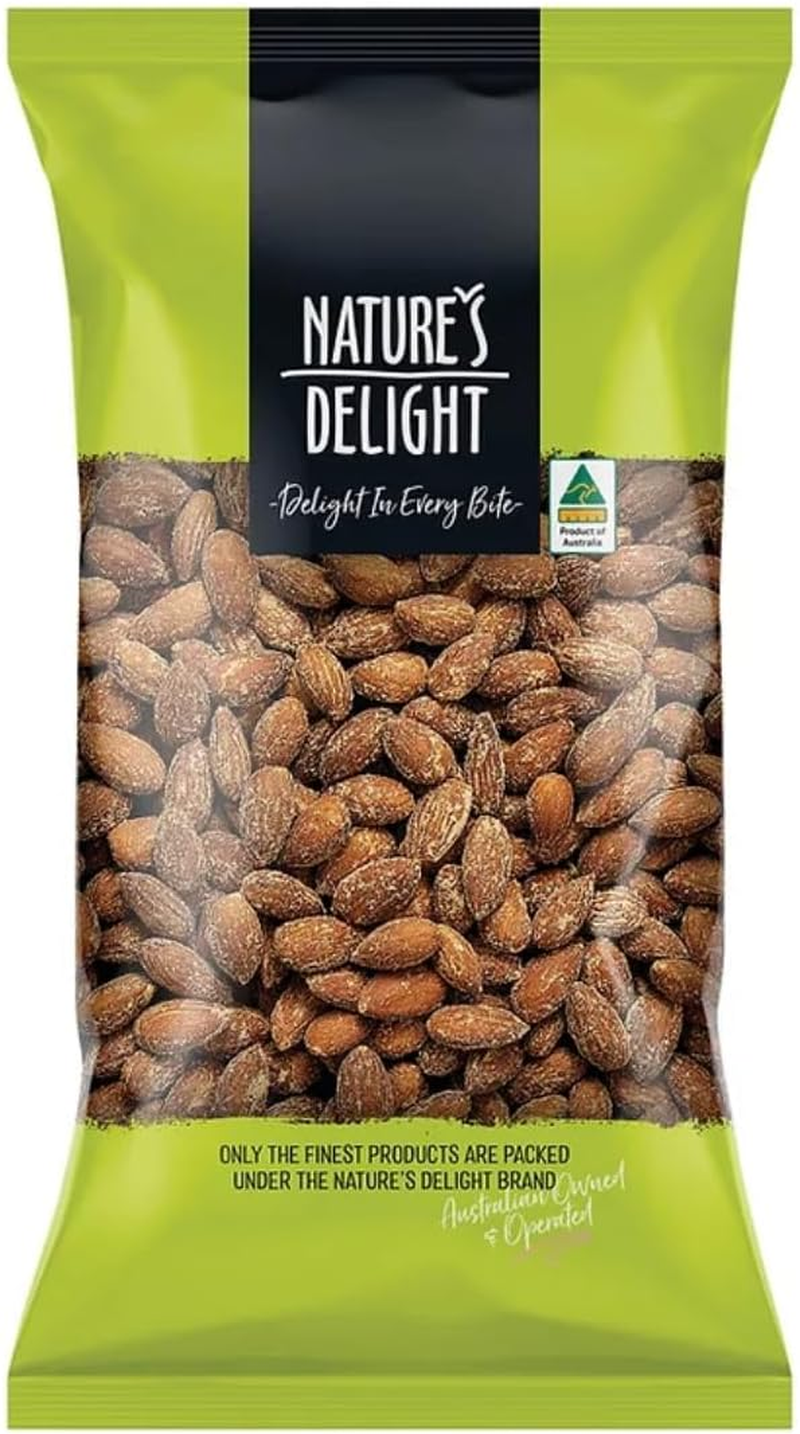NATURES DELIGHT SMOKEHOUSE ALMONDS 400GM image number 1