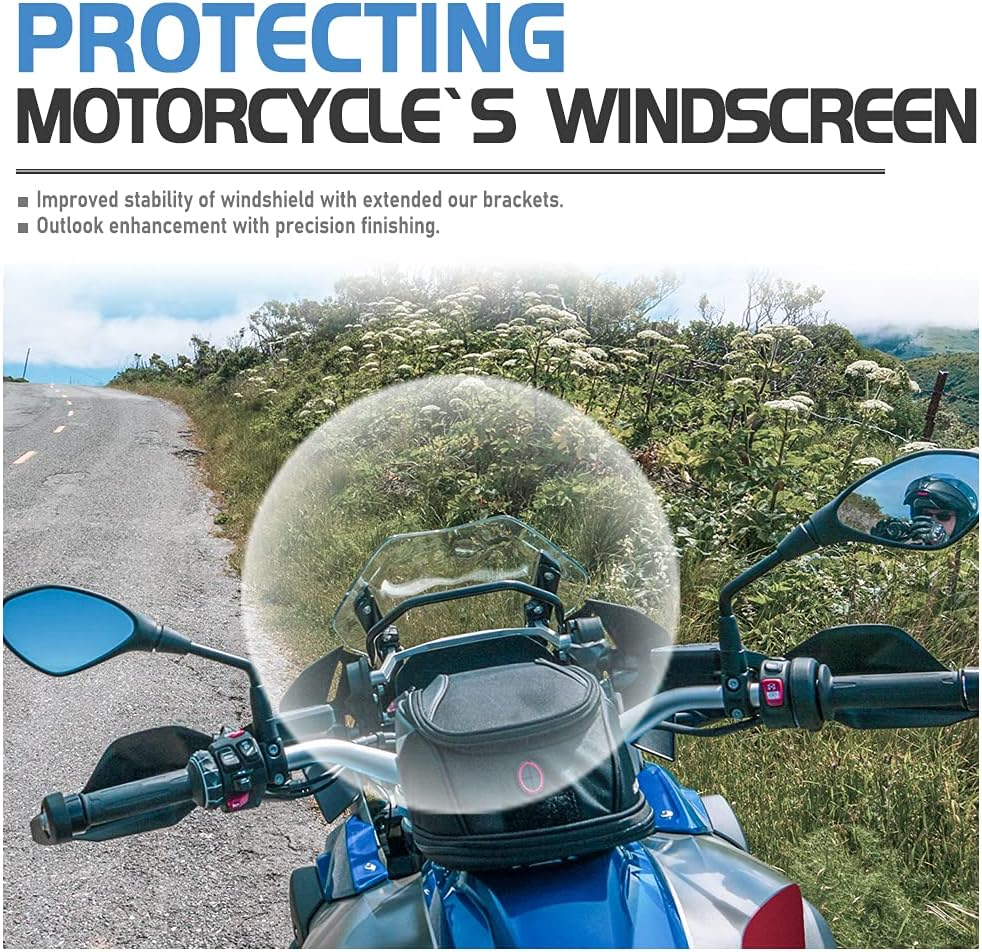 Motorcycle Windscreen Windshield Trim Pressure Strip inside Outer Bracket Holder Support Kits for BMW R1200GS LC/ADV (2013-2019) R1250GS/ADV(2019-2021) Motorbike Parts image number 2