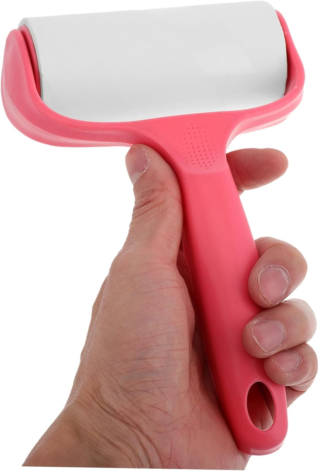 ADOCARN Nail Cleaner Rollers for Printing Nail Polish Stamper Dust Removal Silicone Handle Grip for Manicure Polish Removal for Home Salon Use