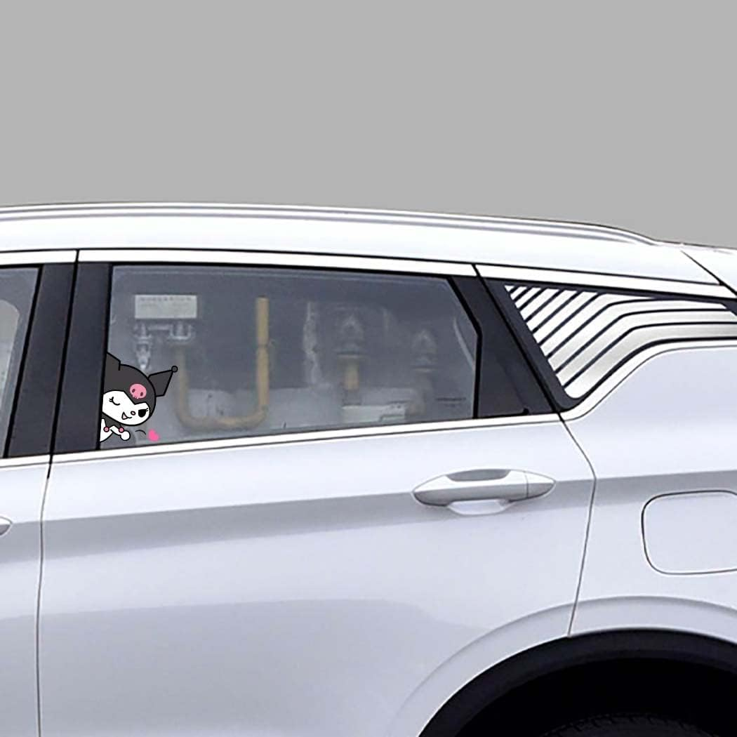 Kawaii Peeking Anime Car Decals for Cars, Waterproof Funny Car Stickers, Vinyl Decals for Trucks, Vans, Suvs, Motorcycle, Cute Car Accessories Decor for Walls, Windows, Laptops, Windshield, Bumper DIY image number 2