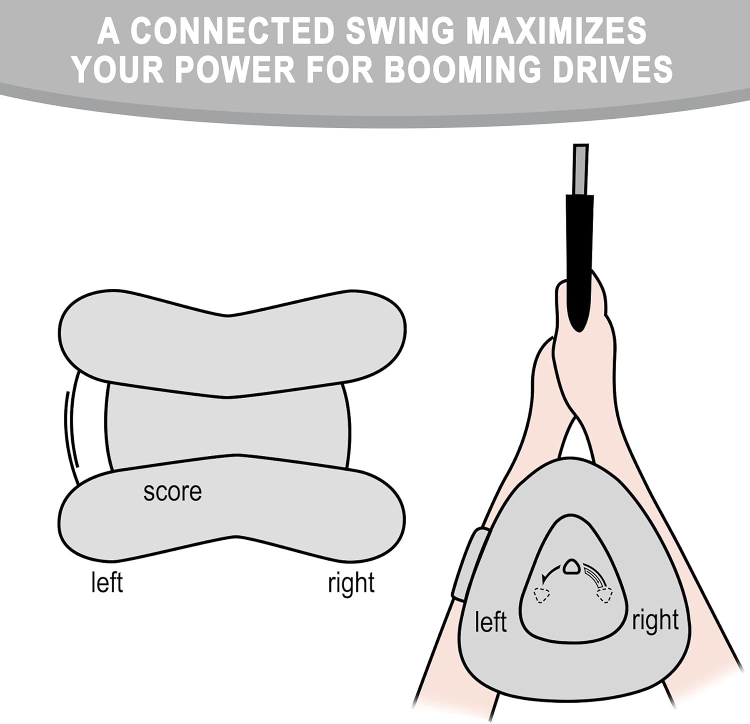 IJEKER Golf Swing Training Aids, Golf Smart Ball, Triangle Master, Posture Correction Practice Trainer Aid with Pump for Beginners and Pros Golfer, Gift Idea image number 6