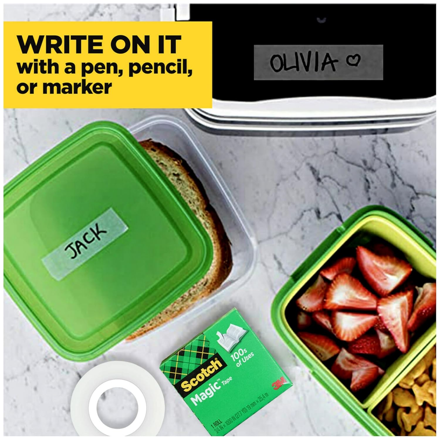 Scotch Magic Tape, 24 Rolls, Numerous Applications, Invisible, Engineered for Repairing, 3/4 X 1000 Inches, Boxed (810K24) image number 4