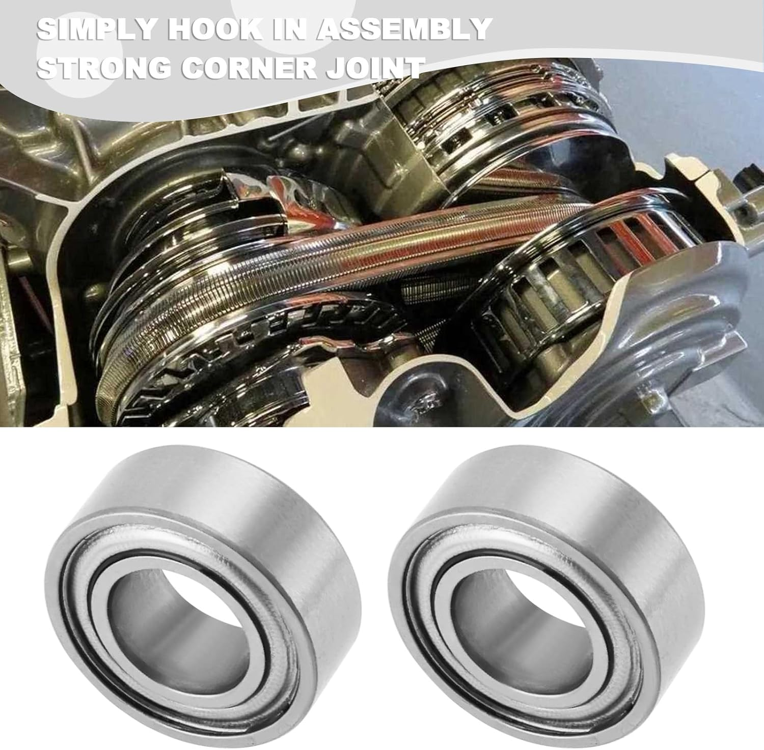 OTOTEC 20PCS MR84ZZ Deep Groove Ball Bearings ID 4Mm OD 8Mm Thickness 3Mm P0 Bearing Steel Double Shielded Bearings for High Speed Motors Gearboxes Fans image number 4