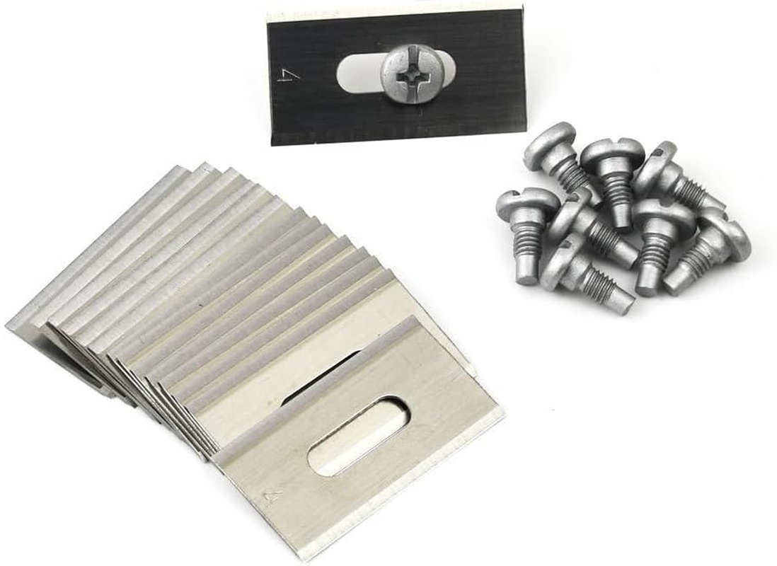 Pack of 30 Robotic Lawnmower Replacement Blades, Slotted Hole Blades Compatible with Husqvarna/Automower/Gardena, Replacement Blades for Robot Lawnmower, Universal Robot Lawn Mower Blades, Robot - Golden image number 5