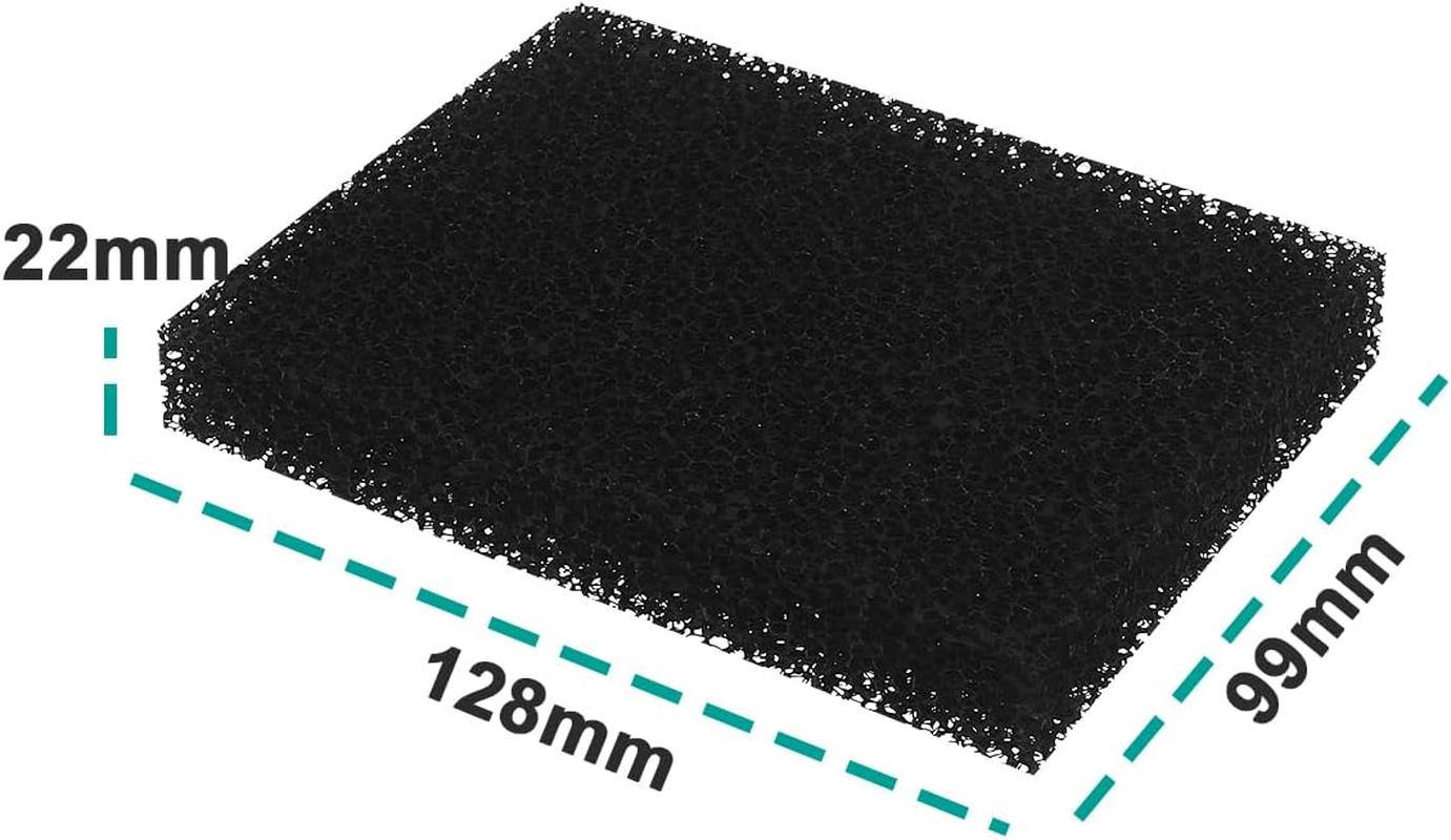 LT Easiyl 2Pcs Sponge Filters Compatible with SOG Carbon Filter Exhaust System 1289922Mm for All Car Door Variant Filter Replacement, Black image number 4