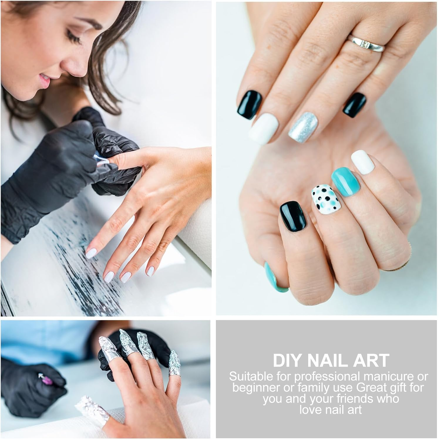 LIFKICH 20Pcs Transparent Nail Polish Cover Nail Varnish Protector for Women Manicure Finger Tips Preventing Stains Clothes and Hair Easy to Use at Home Salon image number 3