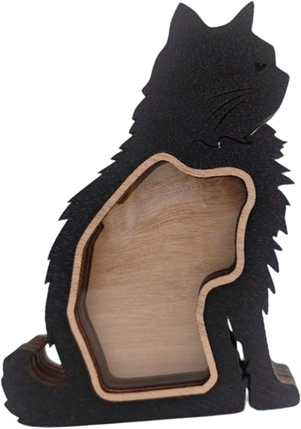 Cat Hair Keepsake Box Container Wooden Ornament image number 5