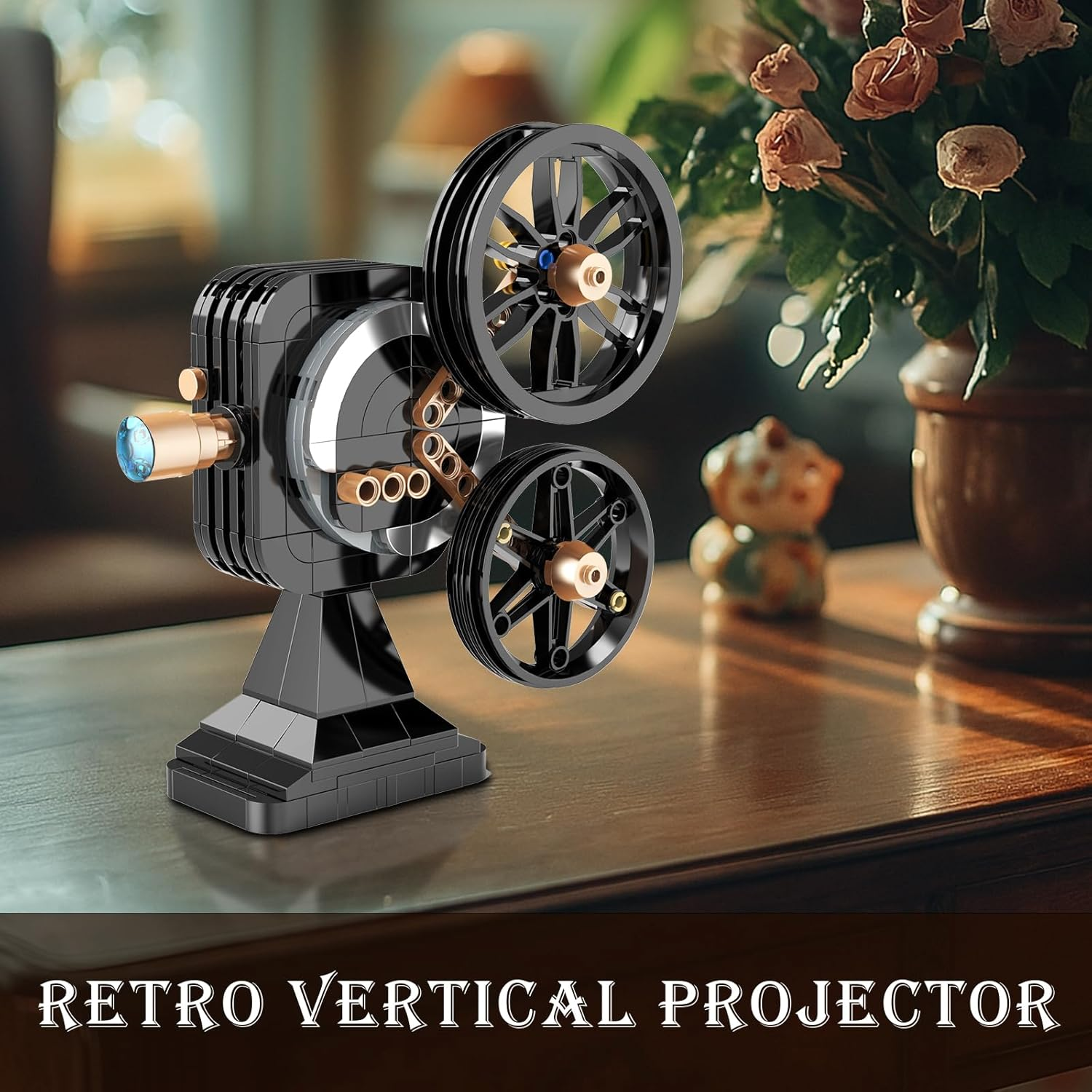 Brihappen Retro Gramophone Camera Projectors Building Blocks - Style 1 image number 6