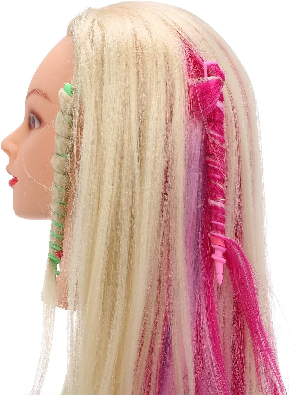 Xinyee 20Pcs Hair Rollers Spiral Rod Plastic Hairdressing Spiral Hair Perm Rod Salon Tool image number 4