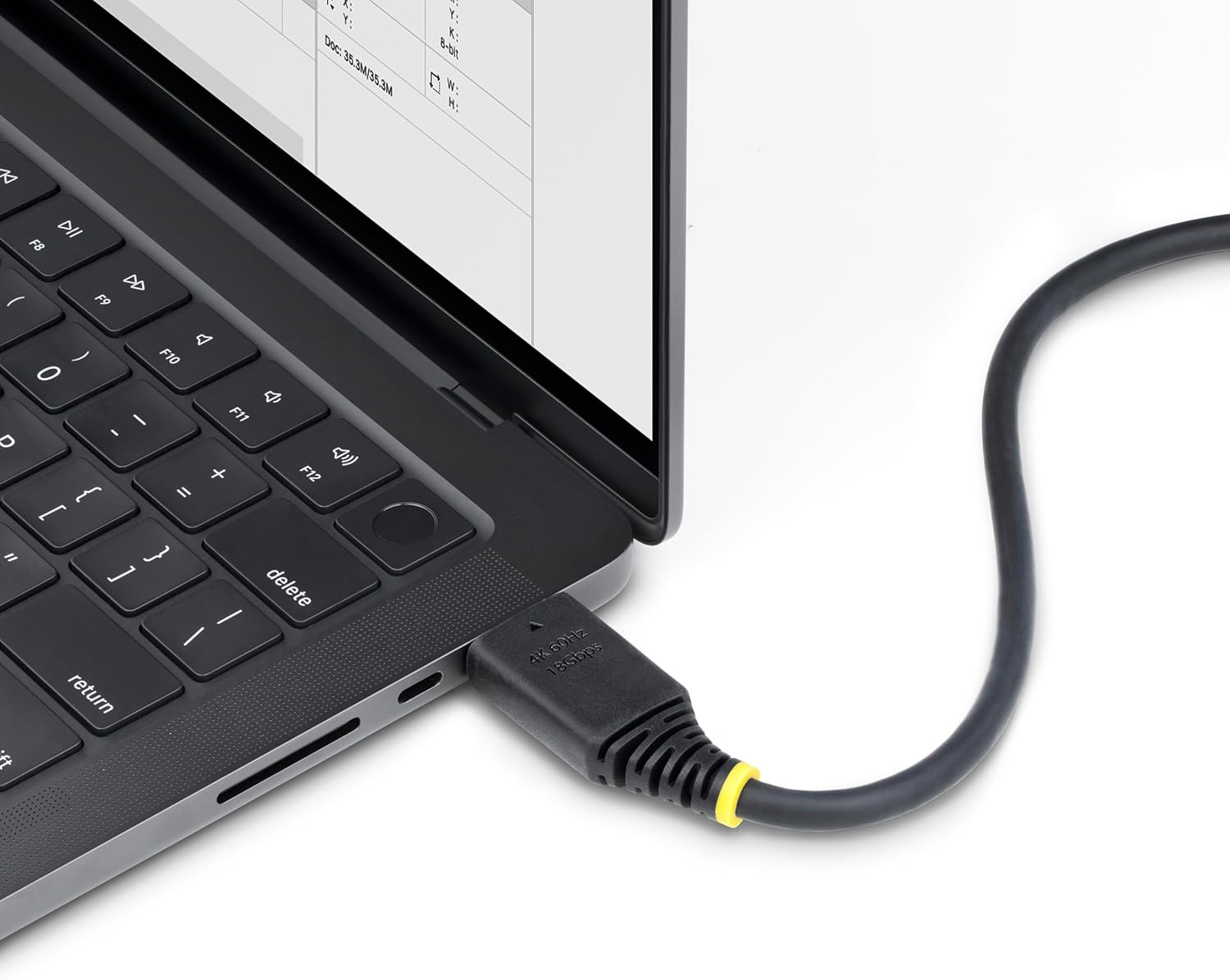 Startech.Com 15Ft (4.5M) High Speed HDMI Cable with Gripping Connectors, 4K 60Hz/1440P 144Hz, 18Gbps, UHD HDMI 2.0 Cord, TPE Jacket image number 1