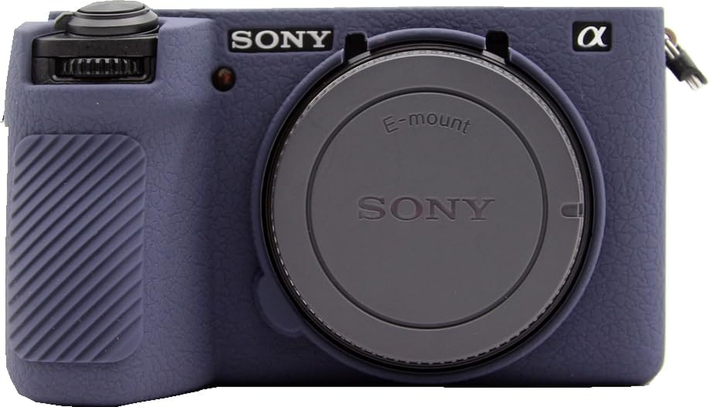 A6700 Camera Case, BMAOLLONGB Fullbody Thin Lightweight Silicone Camera Skin Body Rubber Cover Case for Sony Alpha A6700 (Green, Smooth)