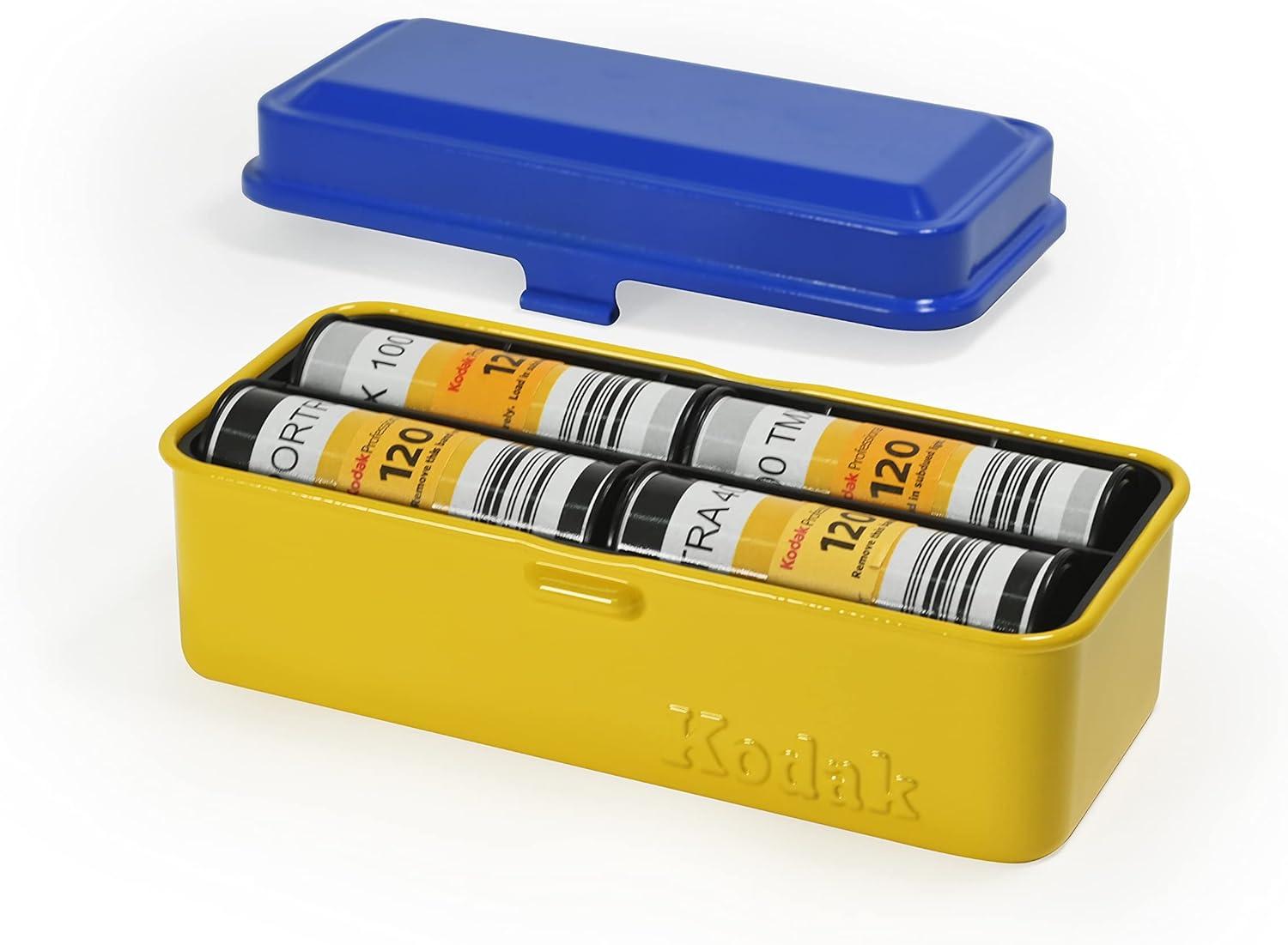 Kodak 120-135 Film Case, Blue/Yellow