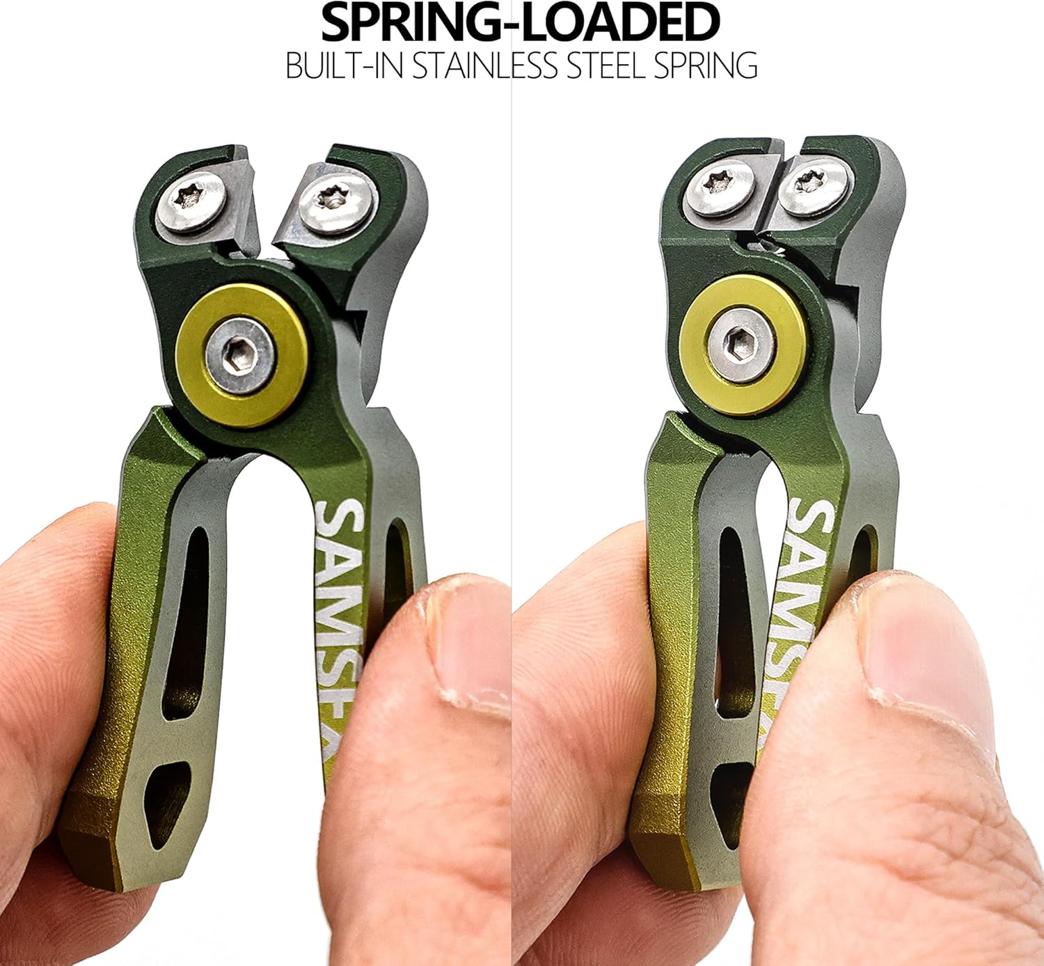 SAMSFX Mini Fishing Line Cutters with Retractors, Braid Scissors,Tungsten Line Cutter That Cut Braid, Mono and Fluoro Lines Clean and Smooth Fly Fishing Equipment image number 5