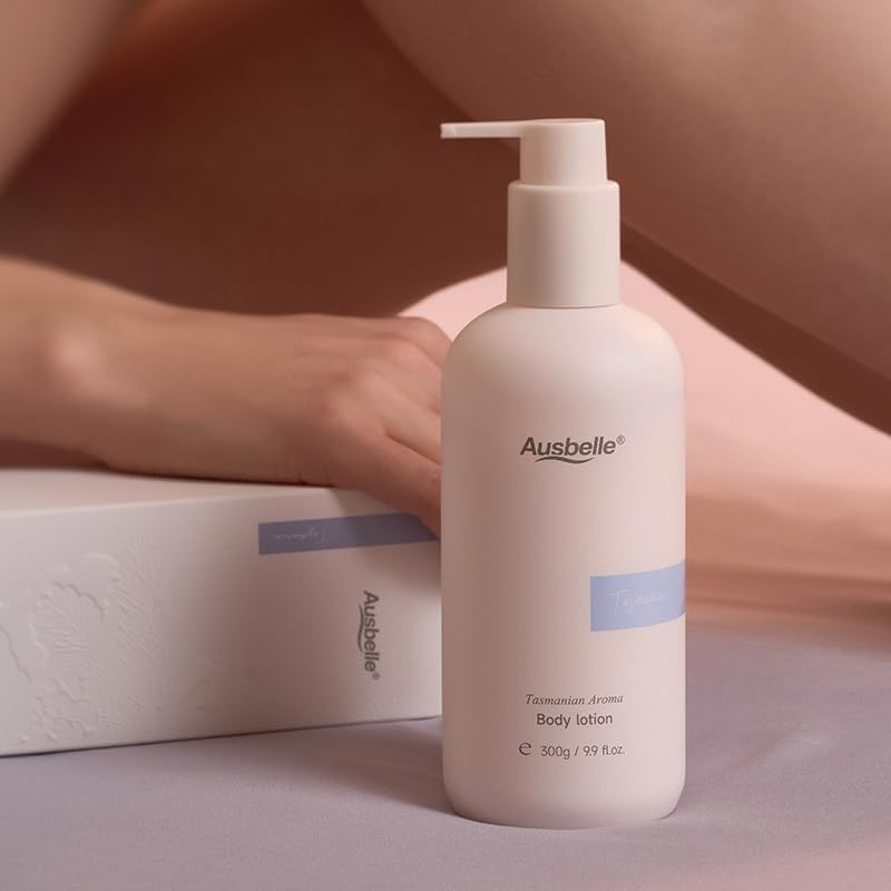 Ausbelle Tasmanian Aroma Body Lotion, Deep Hydration Body Moisturiser, Lightweight & Non-Greasy, Daily Care for All Skin Types, 300G / 9.9 Fl. Oz. (300G)