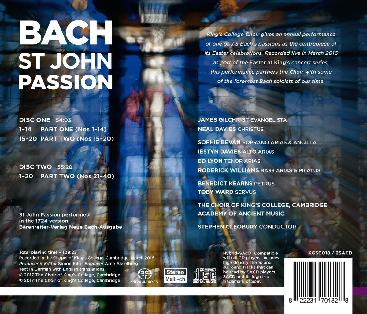 Johann Sebastian Bach: St. John Passion