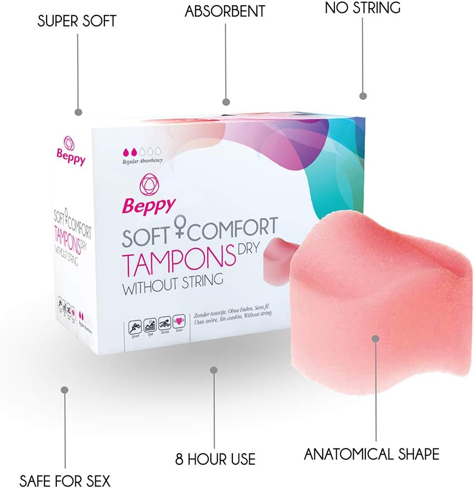 Beppy Comfort Dry Sponge Tampons - Pack of 2 image number 1