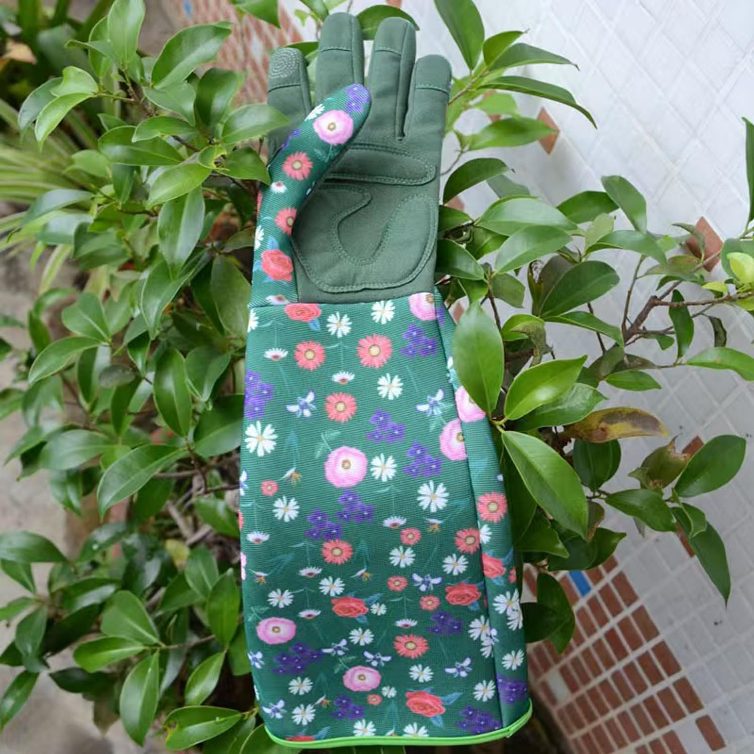 Gardening Gloves for Men & Women, Breathable Forearm Safety Work Long Gloves, Thorn Proof No Stab for Rose & Cactus Pruning, Digging, Planting image number 1