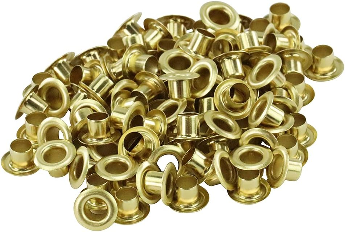 SK11 Double Sided Eyelet Balls, Brass, 0.5 Inches (12 Mm), Equivalent to 20 Pairs No. 25MT image number 1