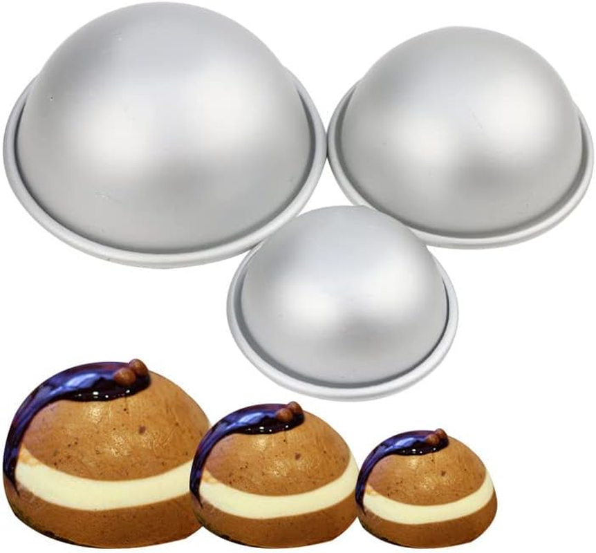 9 Sets 18 Pieces Bath Bombs Make Yourself - Bath Bomb Moulds Kit, Aluminium Bath Bomb Mould Soap Mould Moulds, DIY Casting Moulds for Homemade Bath Bombs image number 6