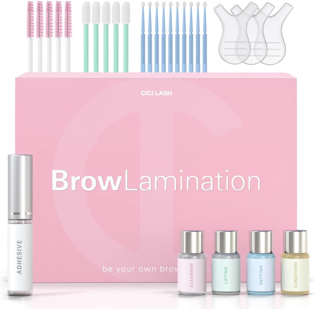 Brow Lamination Kit by CICI | Professional Instant DIY Eyebrow Lamination Lift Kit with Keratin Conditioning for Fuller, Thicker, Beautiful Brows | Easy to Use & Long Lasting Results image number 5