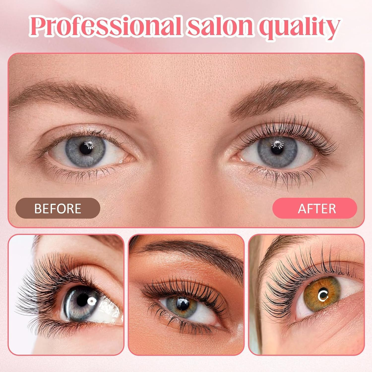 Professional Lash Lift Kit, Eyelash Perm Kit, Tools for Lash Lift Eyelash Extensions and Curling, Semi-Permanent Curling Perming Wave Suitable for Home Salon image number 2