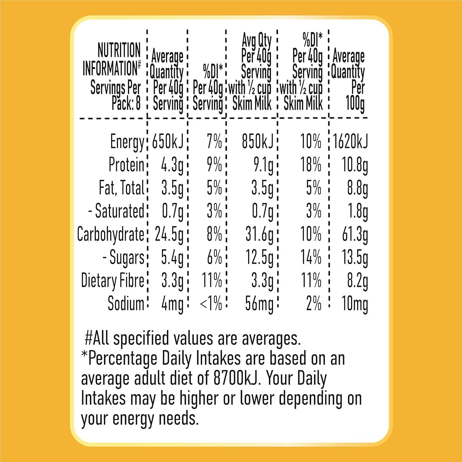 Uncle Tobys Oats Delicious Blends Porridge Mango & Macadamia 320G image number 3