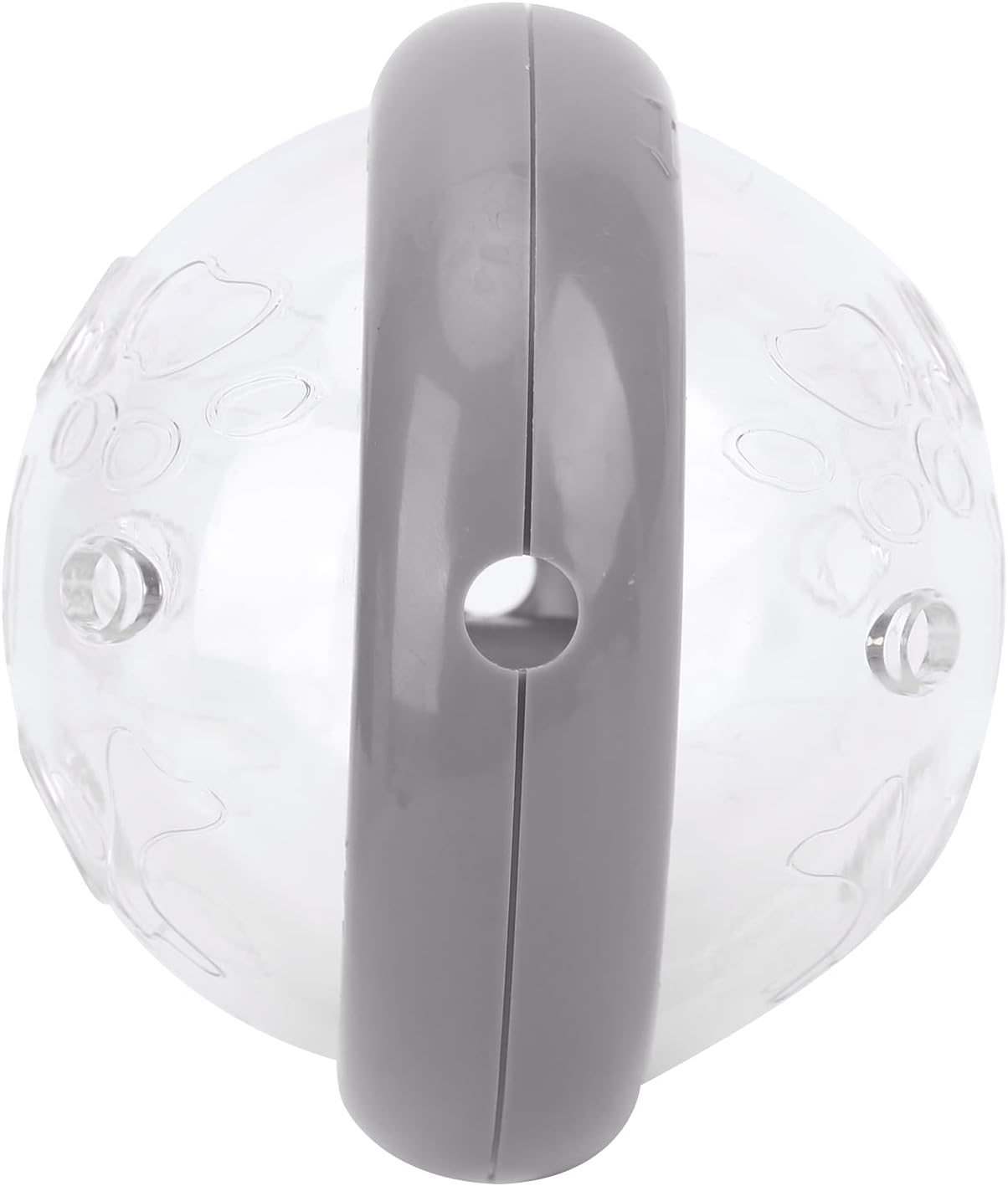 Dog Feeder Toy, Durable Flying Saucer Shaped Design Slow Eating Interactive Feeding Puzzle Toys, Pet Food Dispensing Puzzle Toy Feeding Dispenser for Dogs Cats (Ufo-Literary Gray) image number 5