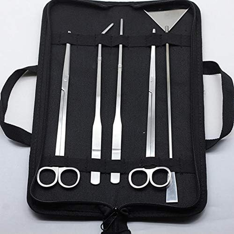 Tools 5Pcs/Set Aquarium Maintenance Tools Kit Tweezers Scissors for Live Plants Grass Aquario Accessory Fish Aquatic Pet Supplies image number 3