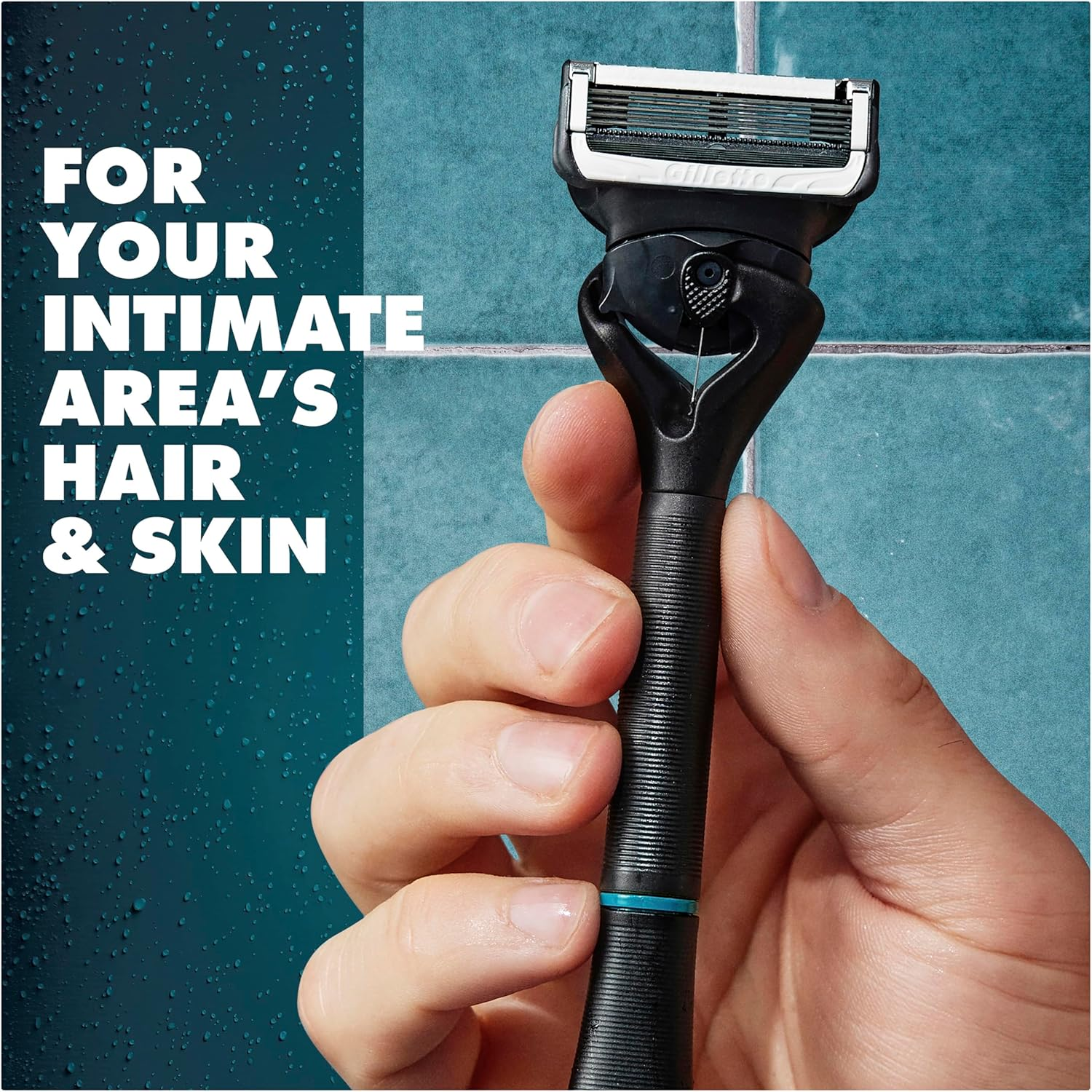 Gillette Intimate Hair Razor Cartridges, 4 Refills image number 1