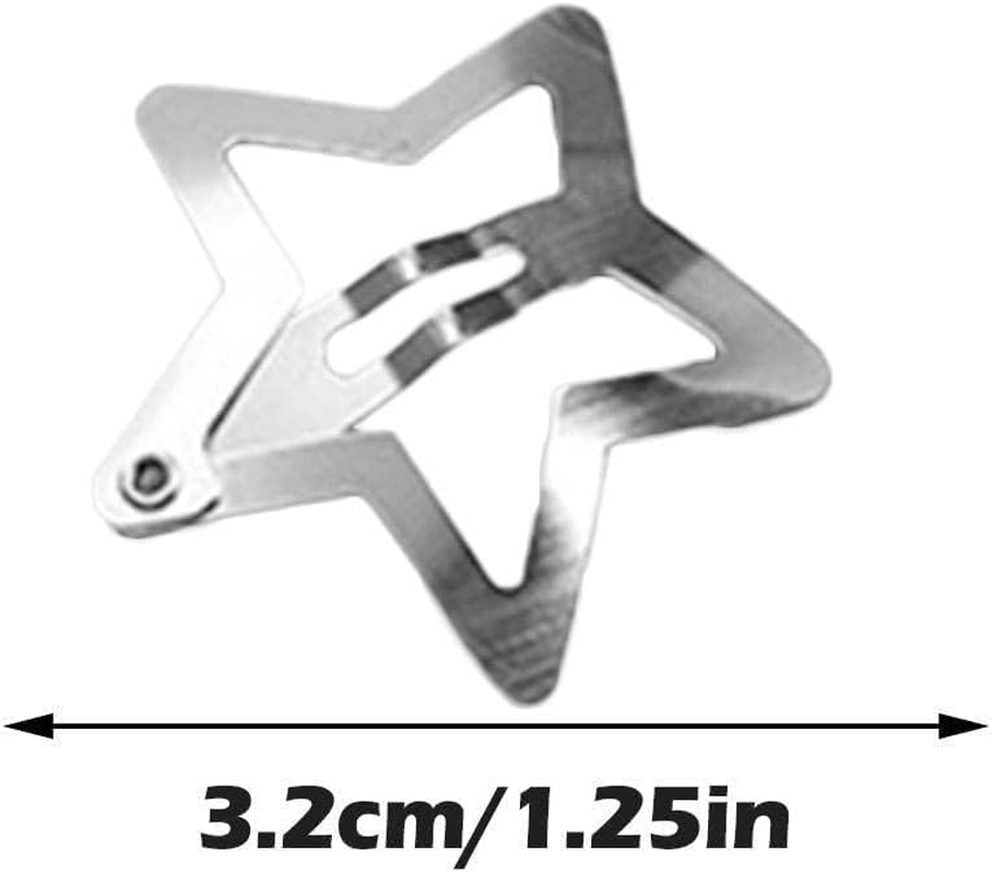 10Pcs Cute Star Mini Hair Clips Metal Headpiece Hair Accessories Hair Accessories Hair Accessories image number 1