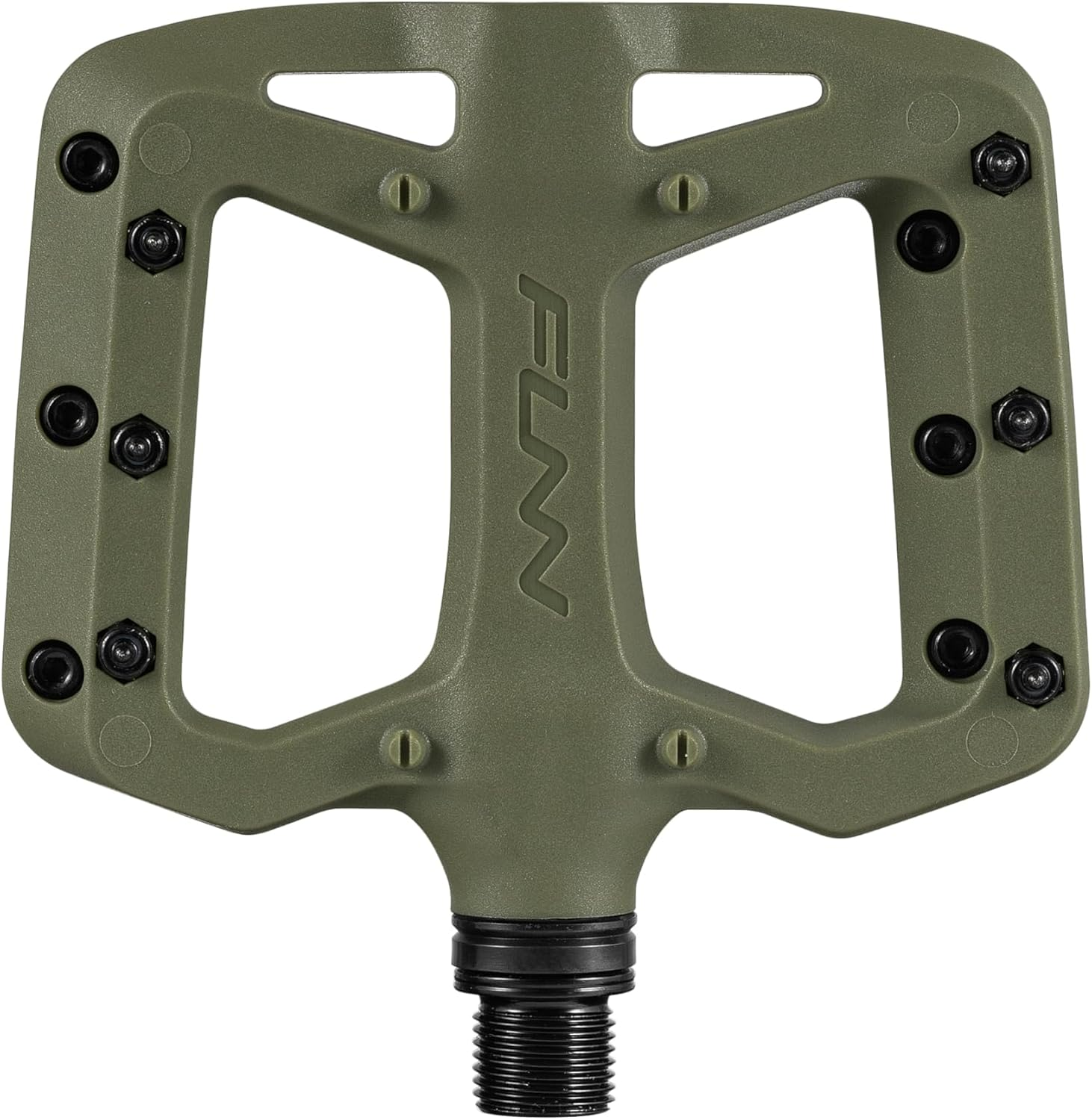 Funn Taipan S Glass Fiber Reinforced Thermoplastic Bike Pedals with 9/16-Inch Crmo Axles and Shin-Friendly Pins for Mtb/Bmx/Urban/Gravel Riding - Blue image number 6