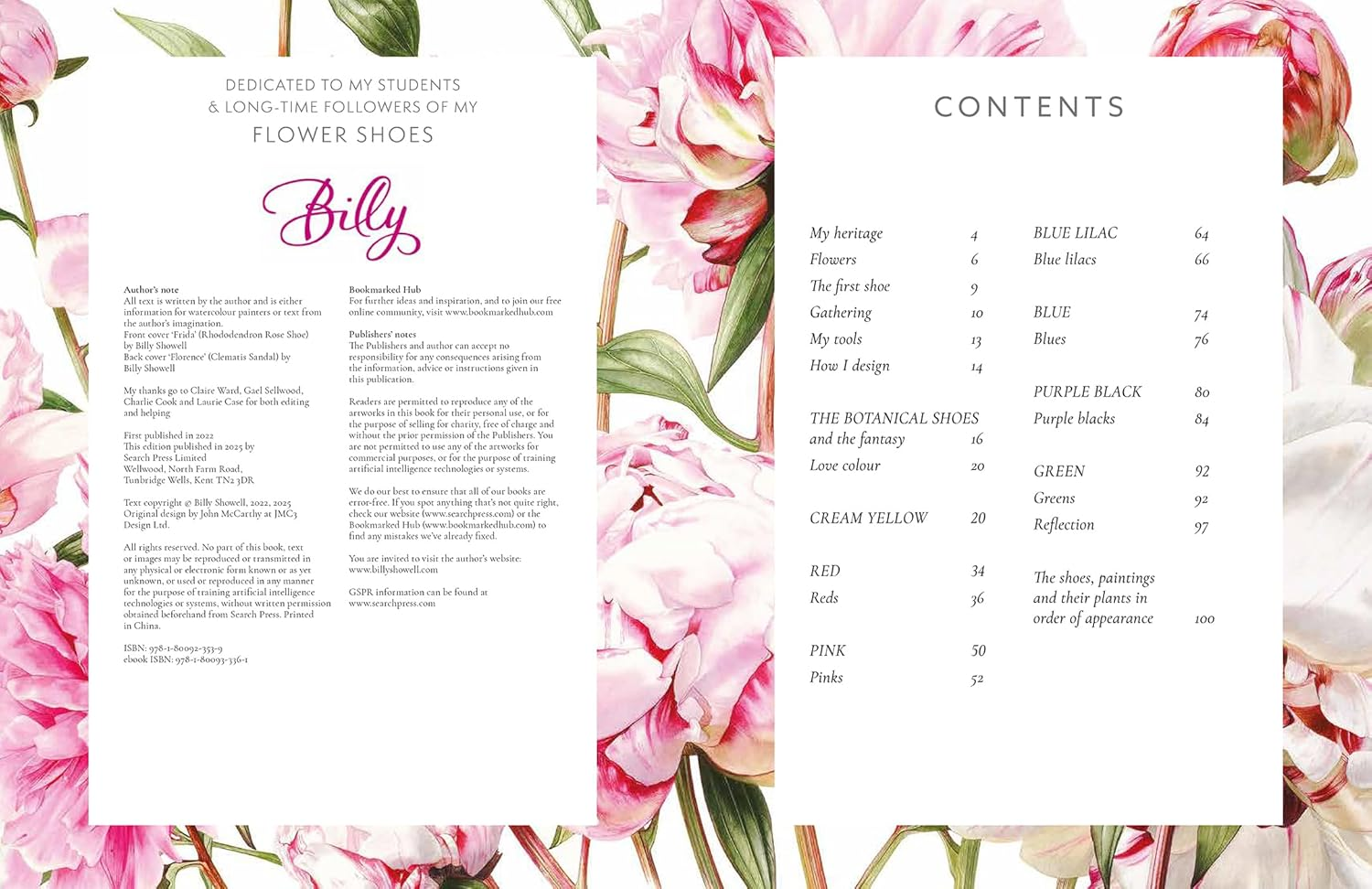 The Botanical Shoes: a Collection of Botanical Shoe Paintings in Watercolour and Words image number 3