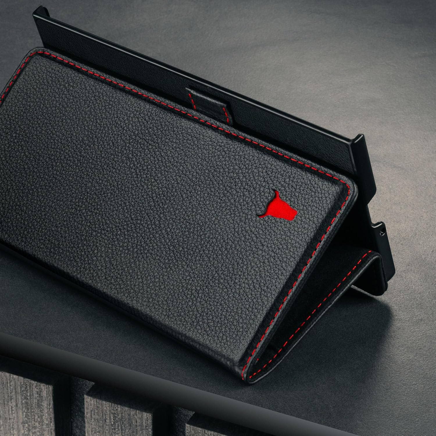 TORRO Case Compatible with Samsung Galaxy Z Fold7 2025 &ndash; Premium Leather Wallet Case with Stand Function and Card Slots (Black) - Dark Brown image number 7