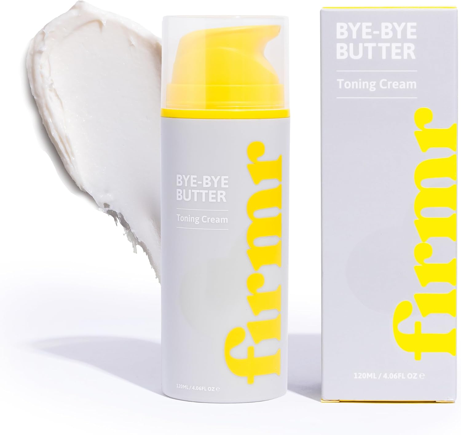 Firmr Bye-Bye Butter Toning Cream - Cellulite Removal & Stretch Mark Cream with Celery Stem Cells - Naturally Hydrates, Retains Moisture, Boosts Elasticity, Strengthens Skin Barrier &ndash; 4.06 Fl.Oz. image number 5