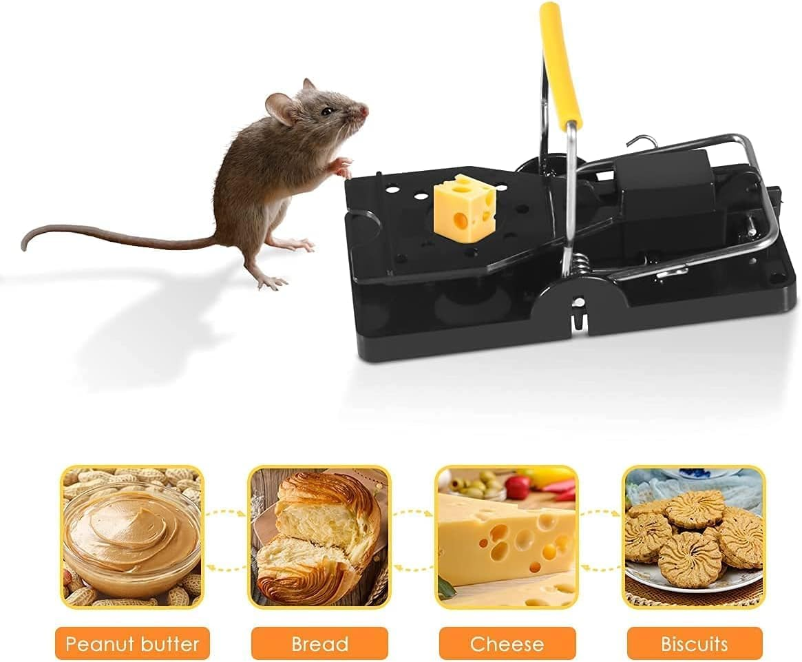 Reusable Quick Kill Mouse Traps &ndash; Instant Effective Indoor & Outdoor Plastic Mice Traps for Fast Rodent Control, Humane & Easy to Set（8Pcs ） image number 4