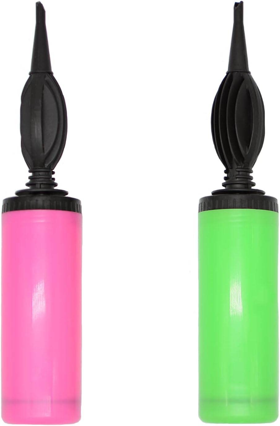Balloon Air Pumper,Double-Way Air Intake Hand Pump for Balloons,Exercise Balls, Yoga Balls,Balloon Garland,Party Decorations Accessories (2Pcs(Green + Pink)) image number 1