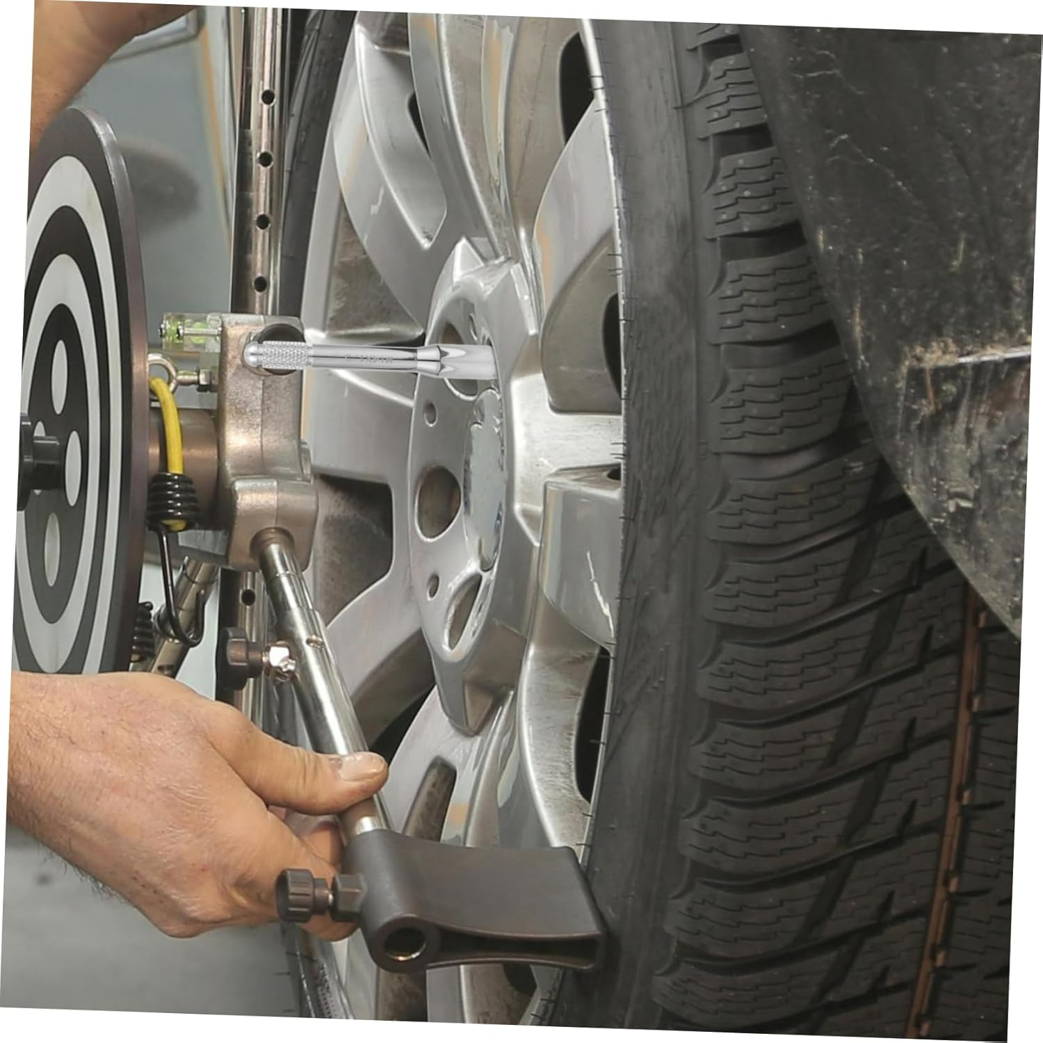 TINEASUR Automotive Wheel Alignment Tool Portable Wheel Alignment Pin for Specifications Durable Design for Optimal Tire Performance Compatible with Various Car Models image number 1