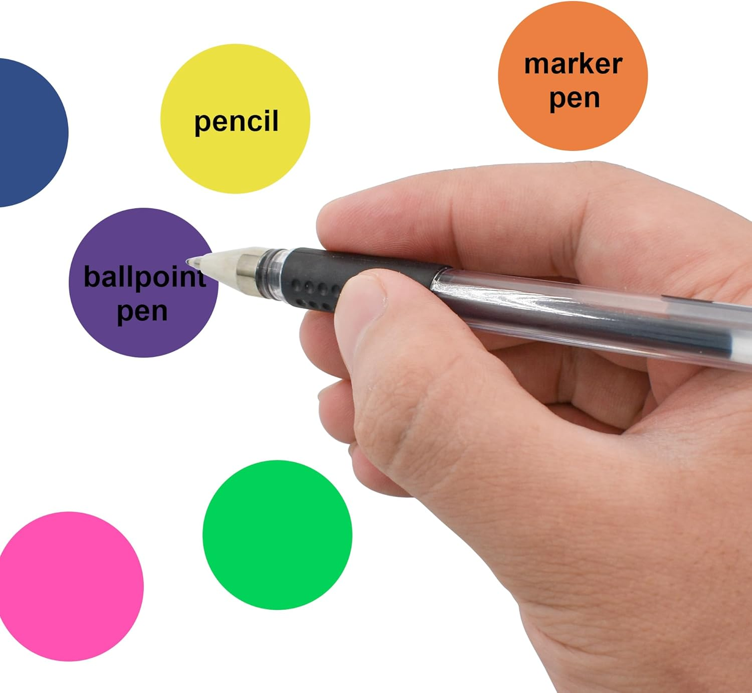 VANRA 10000 PCS Colored Dot Stickers 3/4 Inch Removable Color Coding Labels Set round Color Coded Dots Circle Stickers Bulk 10 Colors for Student, Office (10 Rolls) image number 1