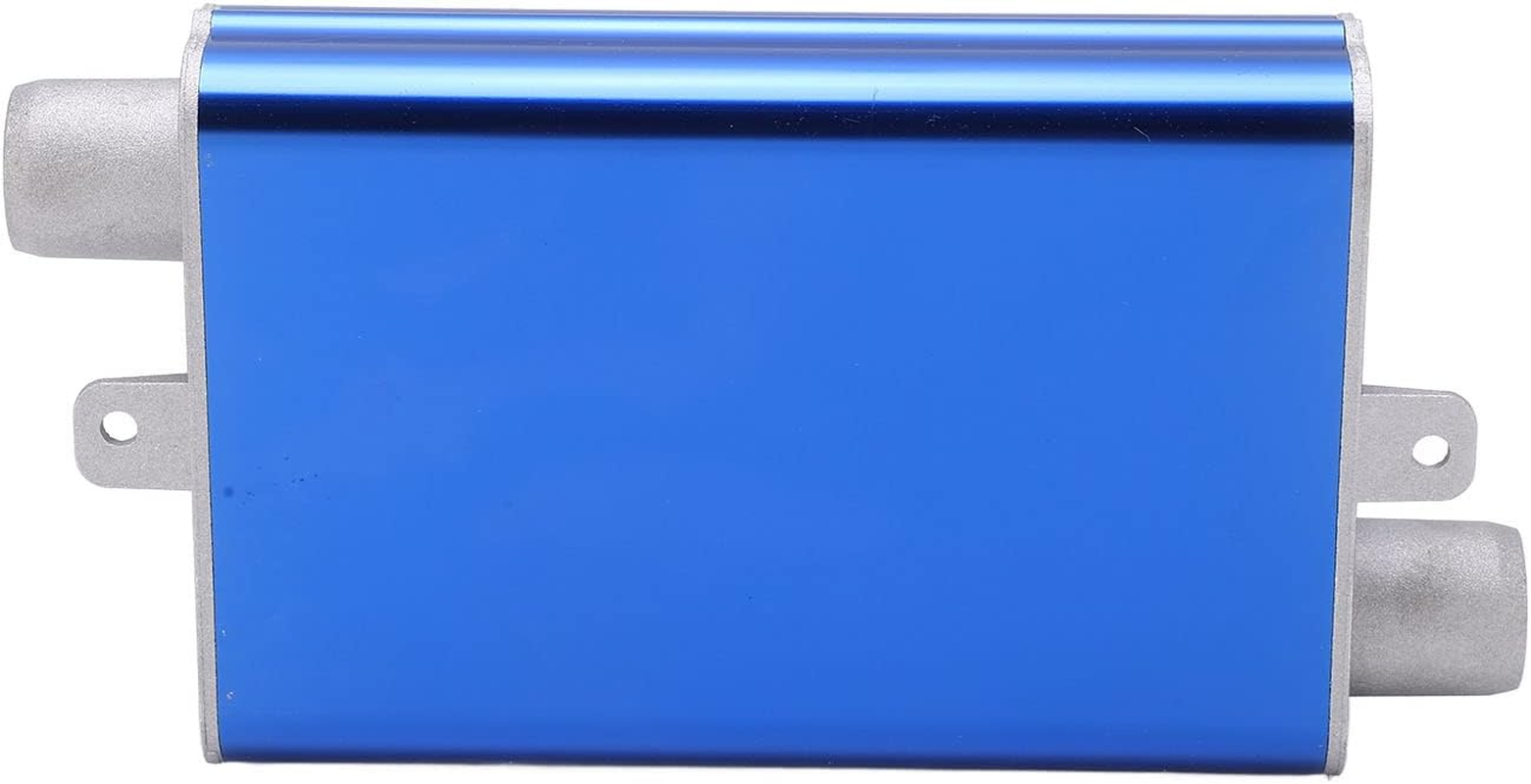 Parking Heater Exhaust Muffler, Upgraded Heater Exhaust Muffler Straight Aluminum Alloy for Eberspacher Airtronic D2 D4 D4S (Blue) image number 3