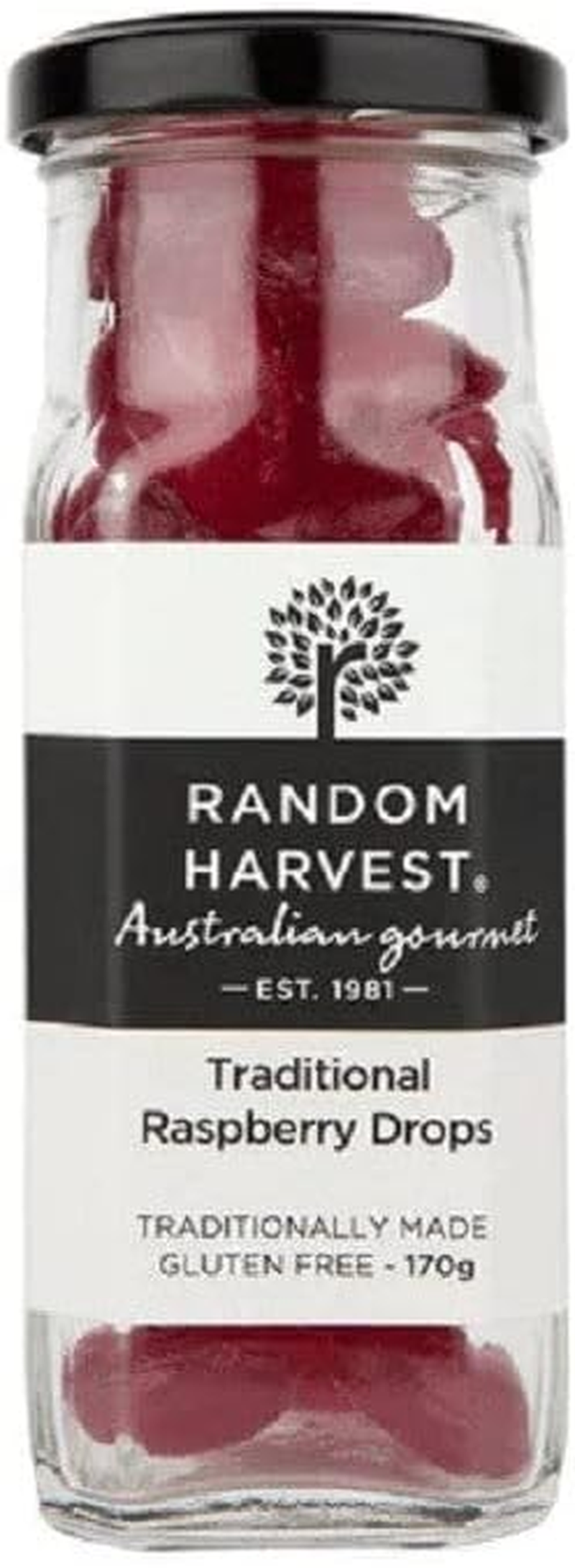 Random Harvest - Traditional Raspberry Drops 170G image number 1