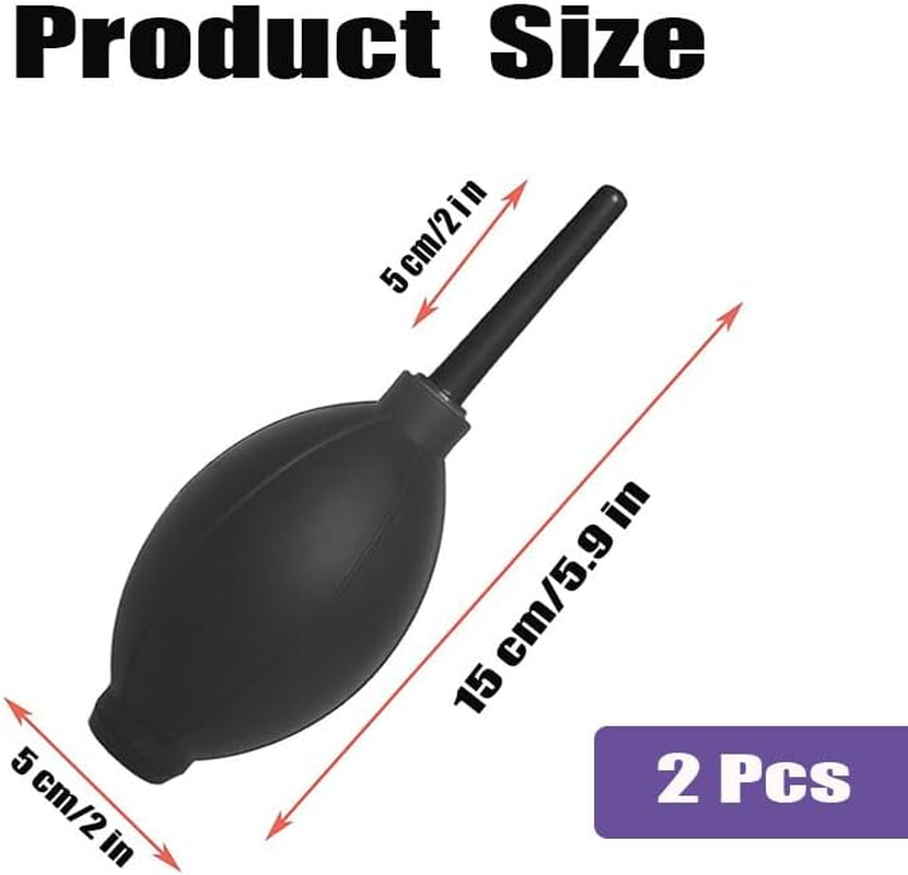 2Pack Soft Tip Silicone Air Blower Blaster Pump Dust Cleaner,Dust Blower Dust Cleaner Lens Blower Air Blaster,Air Blower Dust Cleaner with Soft Silicone Air Nozzle,Rubber Dust Blower with Soft Nozzle image number 5