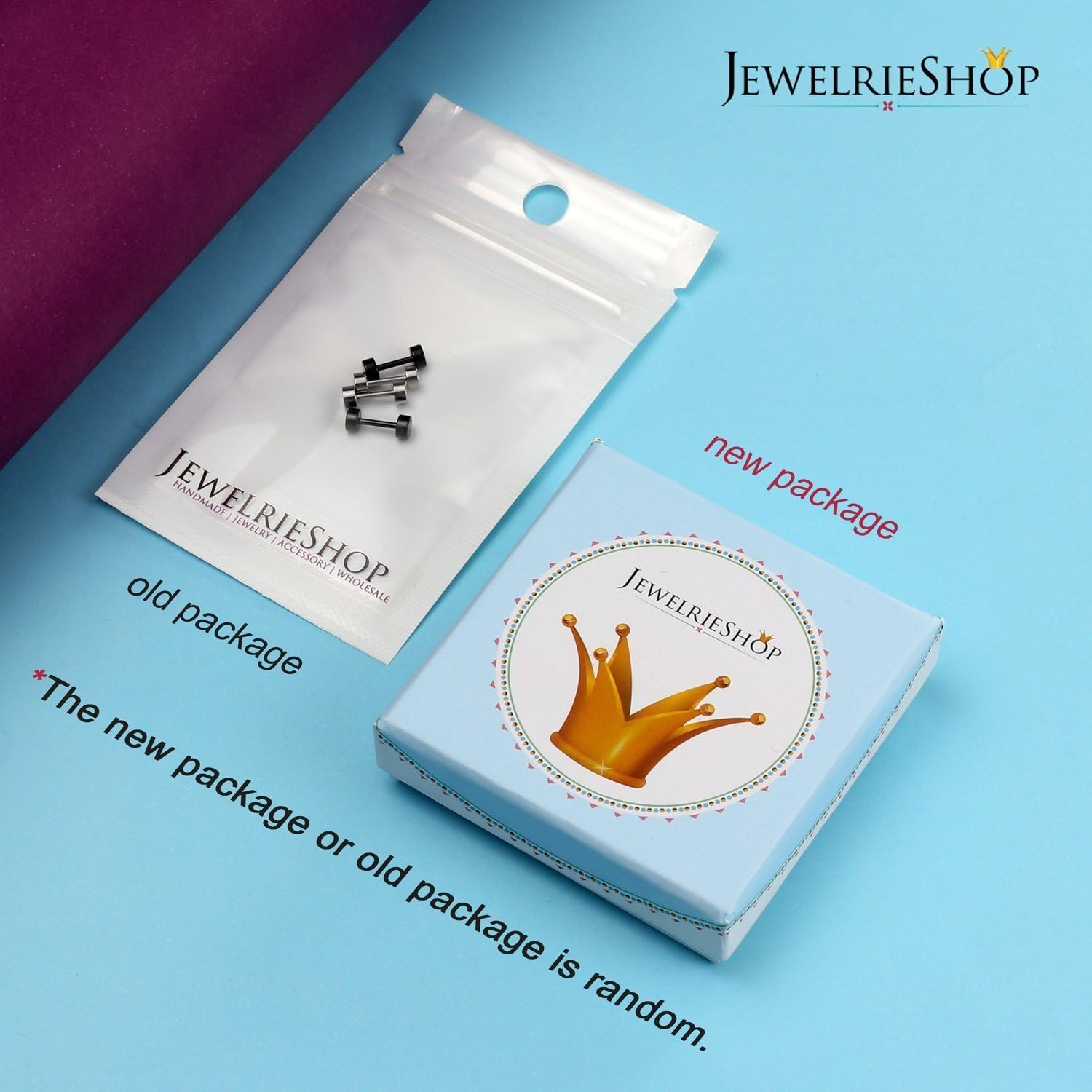 JEWELRIESHOP Black Earrings Men Dot Studs Fake Gauges Plugs Earring Stainless Steel Circle Disc Flat Back Cheater Tunnel Dumbbell Earrings Women (18G,2 Pairs,3Mm-14Mm,Black and Silver)