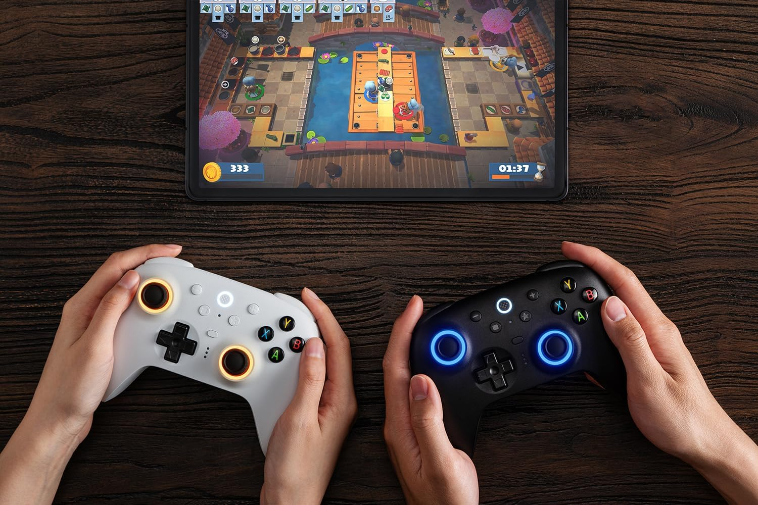 8Bitdo Ultimate 2 Wireless Controller for Windows & Android, Gaming Controller with TMR Joysticks, Switchable Hall Effect/Tactile Triggers, Motion Control, RGB Fire Ring, 8Speed Wireless Tech (Black)