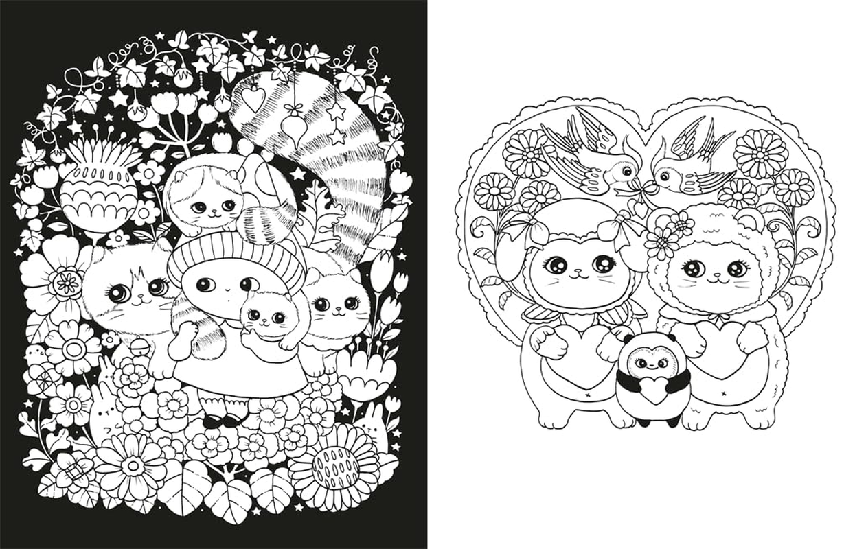 A Million Kittens: Adorable Felines to Colour