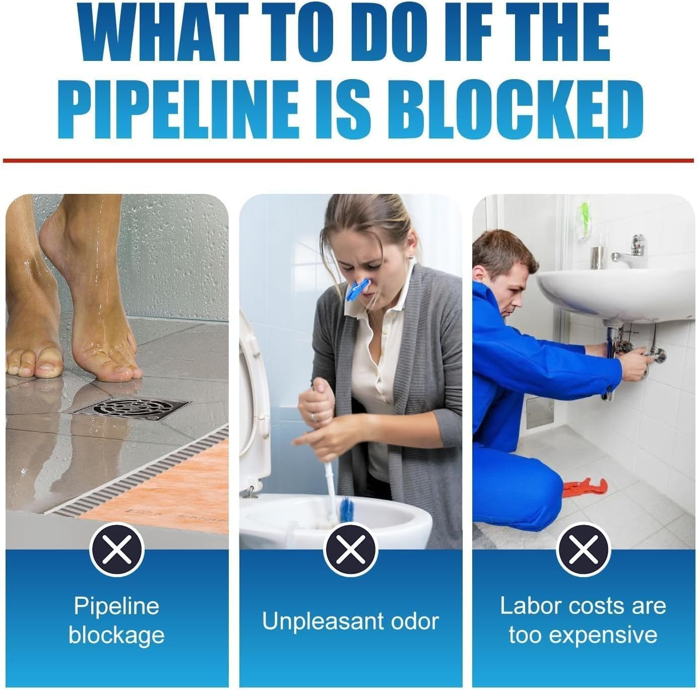 Drain Clog Remover, Powerful Quick Cleaning Drain Toilet Cleaner Tool,Sink Drain Cleaner for Kitchen, Bathroom,1 image number 4