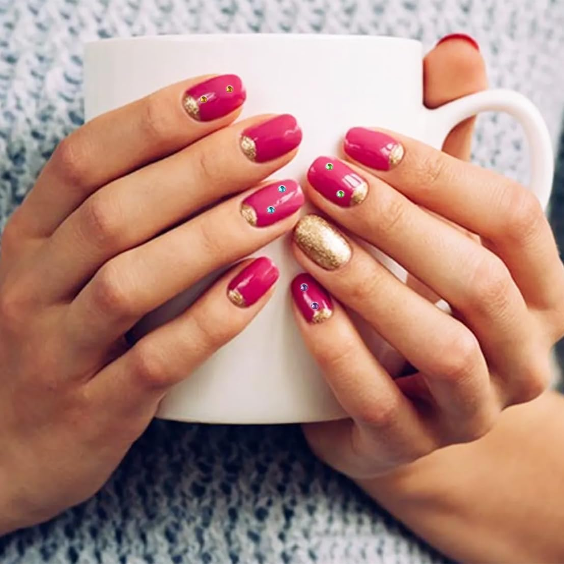 12000Pcs Nail Art Rhinestones, Betterjonny 24 Colors 4Mm round Nail Flatback Rainbow Gems Set with Tweezers and Pencil AB Glitter Flat-Bottomed Rhinestone for Crafts Decoration and Jewelry Making image number 6